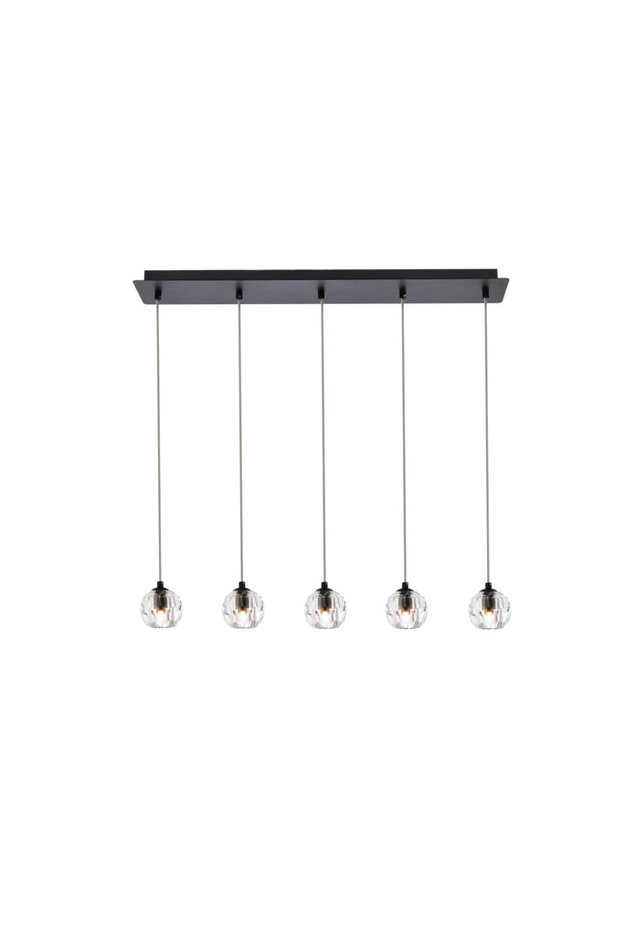 Elegant Lighting Pendant Light 3505D32BK