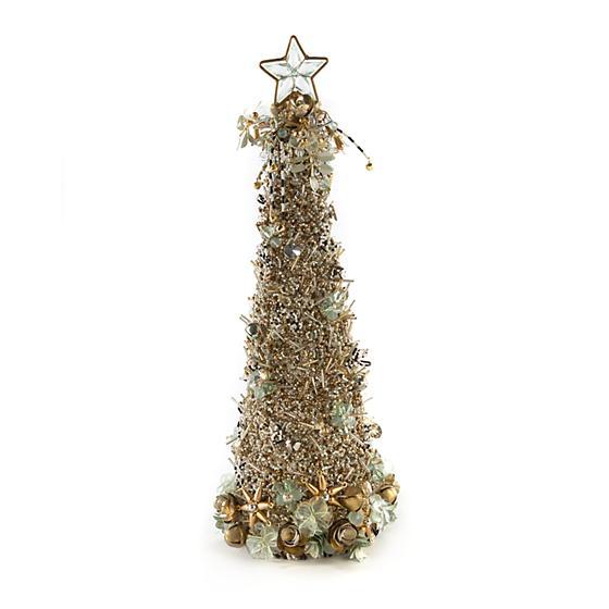 Mackenzie Childs Snowfall Beaded Tree 18" 35514-1221A