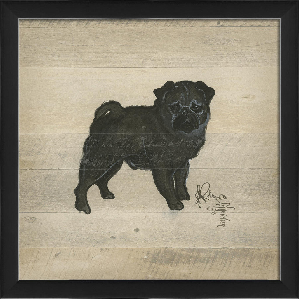 Spicher & Company EB Dog Silhouette Pug 36187