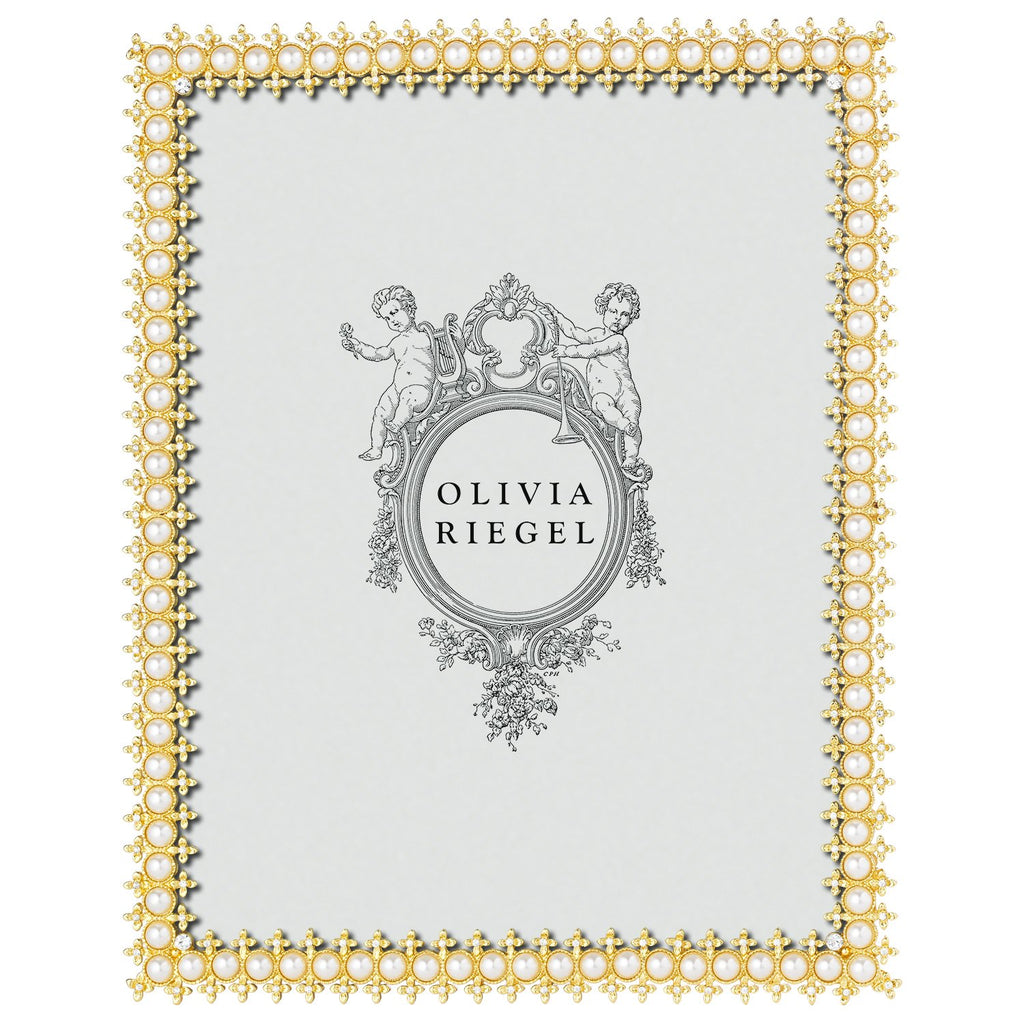 Olivia Riegel Gold Crystal & Pearl 8 x 10 Frame 450280