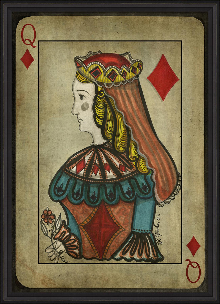 Spicher & Company BCBL Queen of Diamonds with border 55183