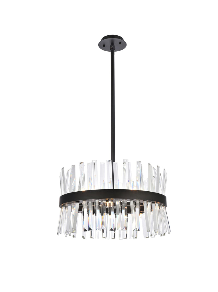 Elegant Lighting Pendant Light 6200D20BK