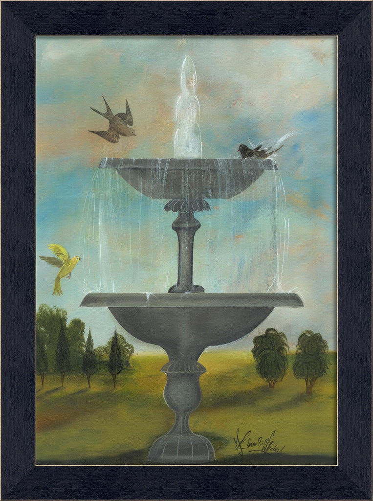 Spicher & Company MI Fountain with Yellow Bird 86398