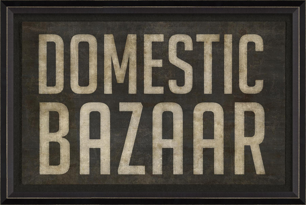 Spicher & Company BC Domestic Bazaar sign 91889