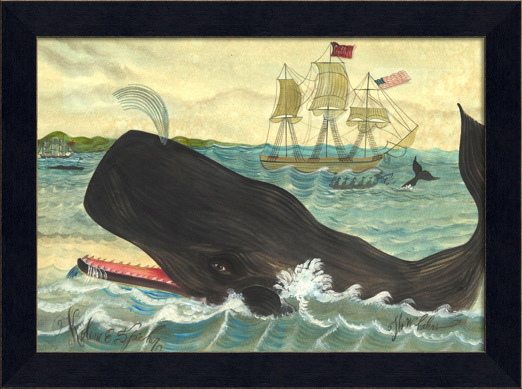 Spicher & Company MI Coffin Whalers with Whale 94165