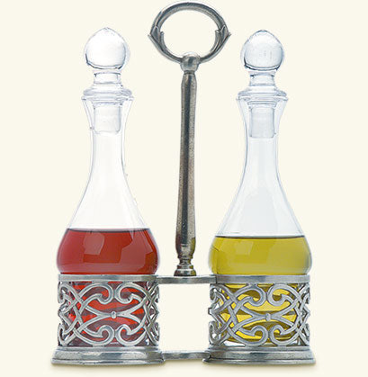 Match Pewter Cutwork Oil & Vinegar Set A586.0