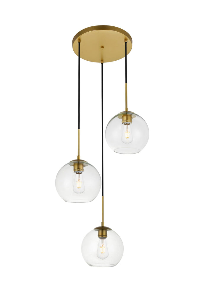 Elegant Lighting Pendant Light LD2208BR