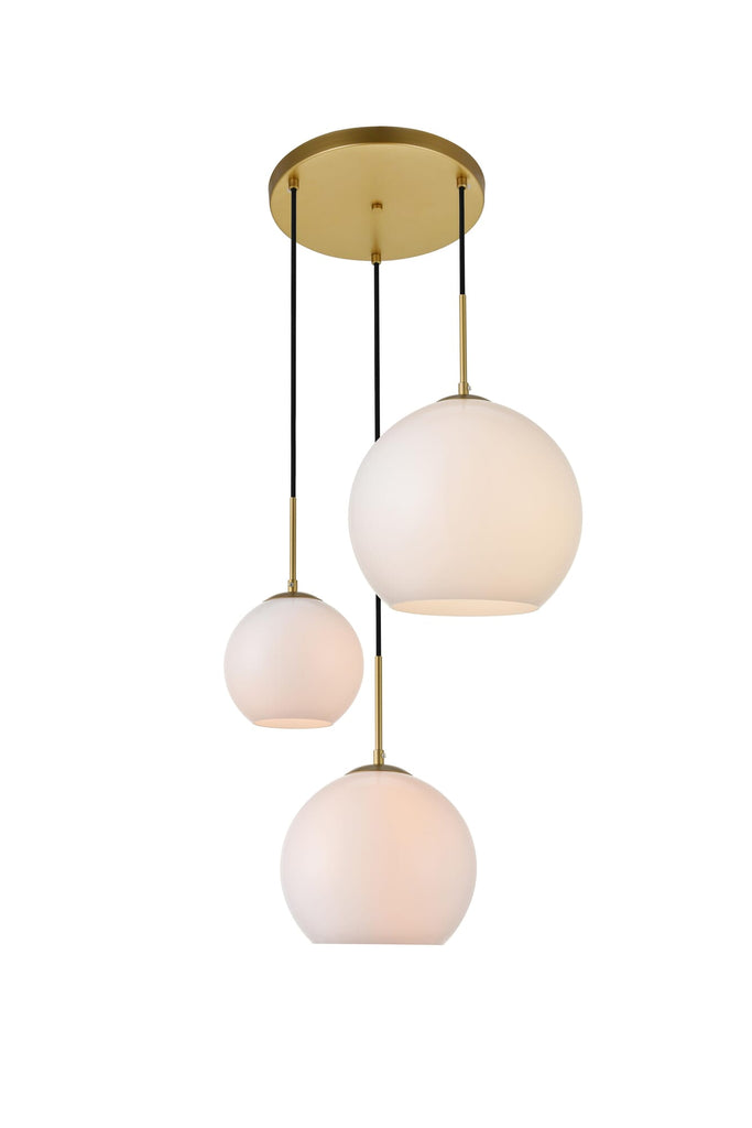 Elegant Lighting Pendant Light LD2219BR