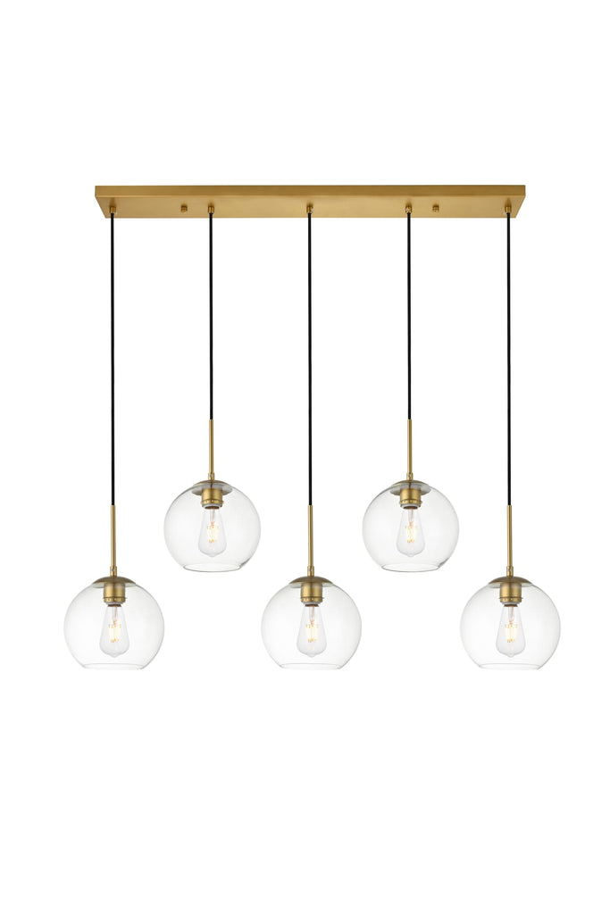 Elegant Lighting Pendant Light LD2228BR