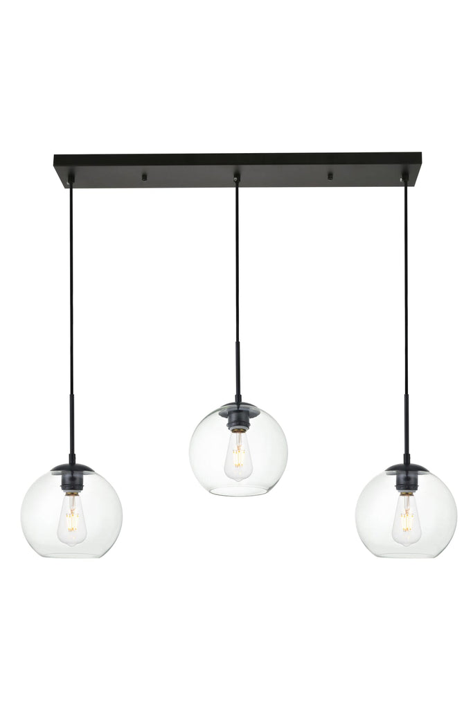 Elegant Lighting Pendant Light LD2236BK