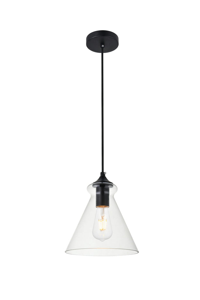 Elegant Lighting Pendant Light LD2244BK