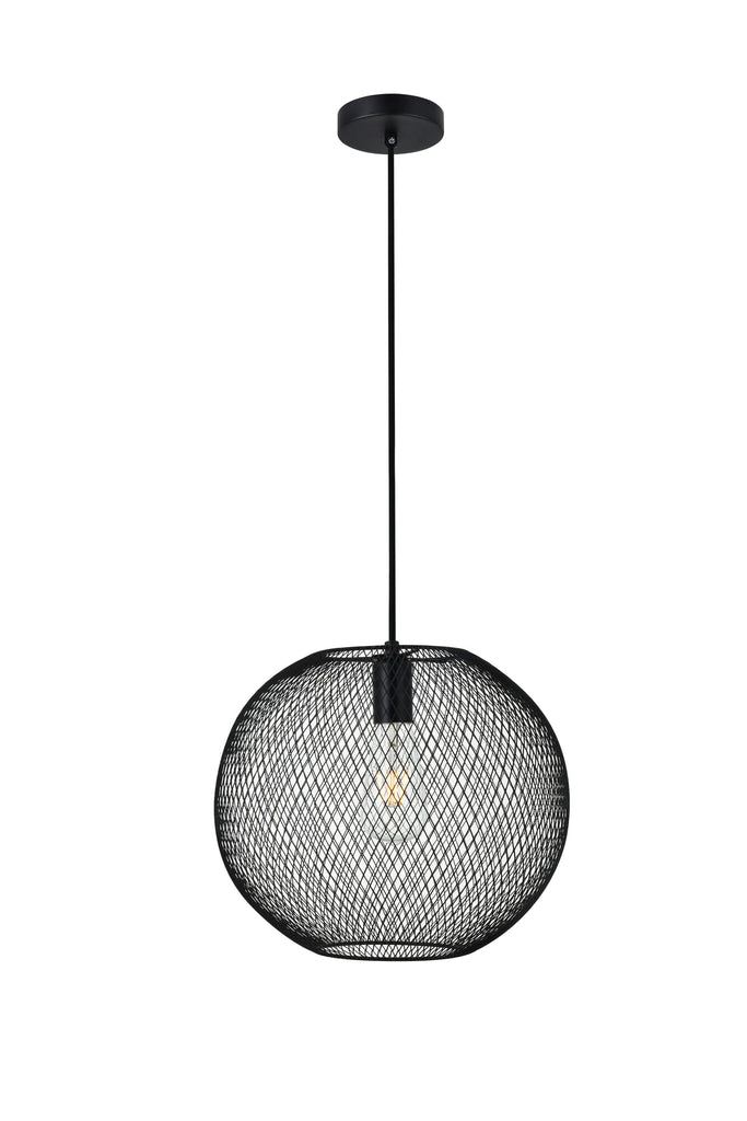 Elegant Lighting Pendant Light LD2250BK