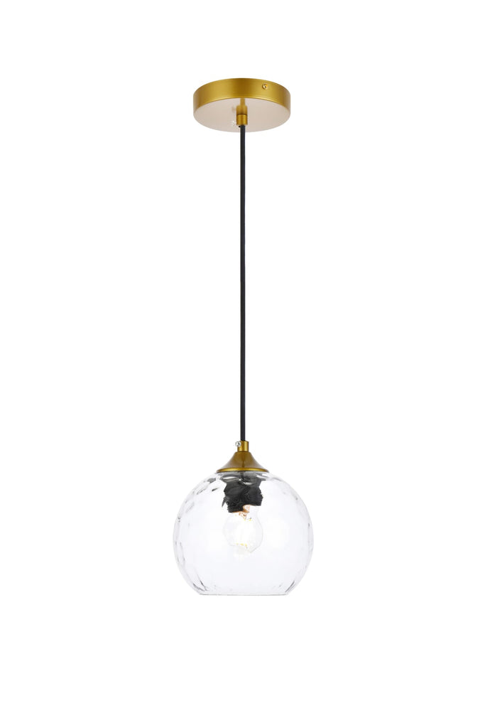 Elegant Lighting Pendant Light LD2280BR