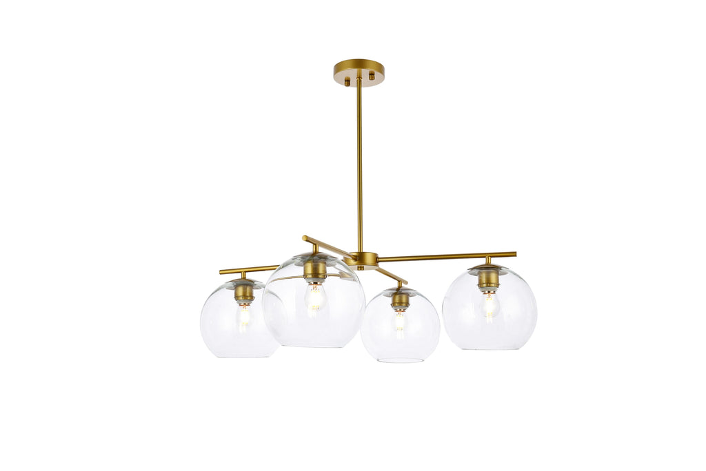 Elegant Lighting Pendant Light LD2331BR