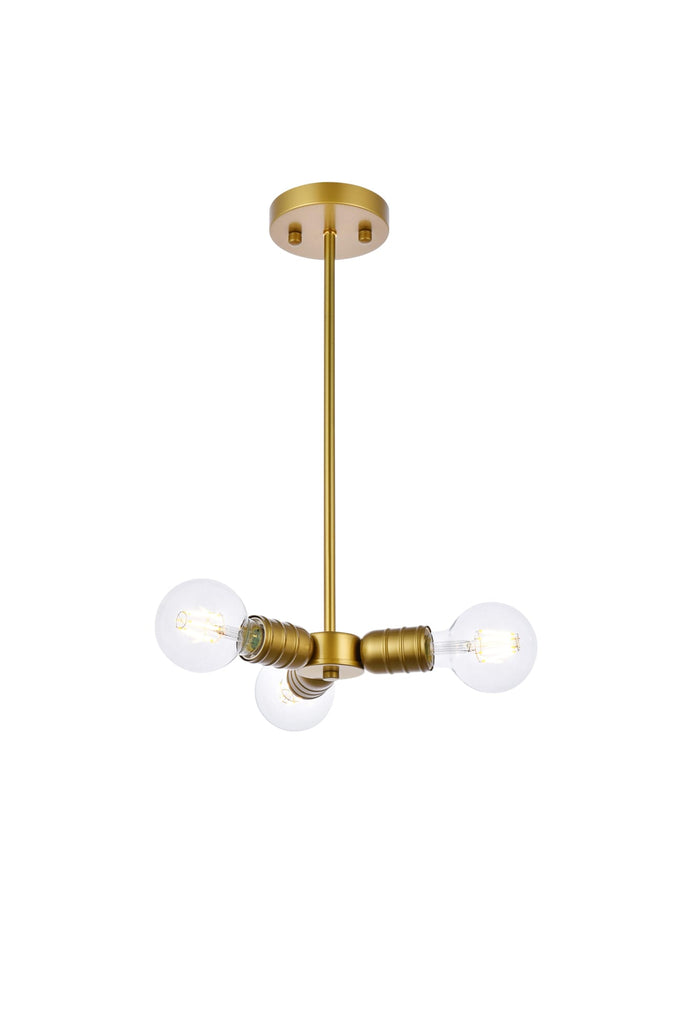 Elegant Lighting Pendant Light LD2337BR