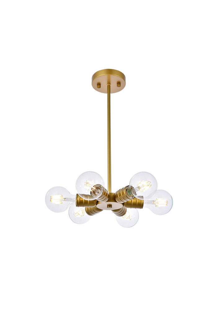 Elegant Lighting Pendant Light LD2338BR