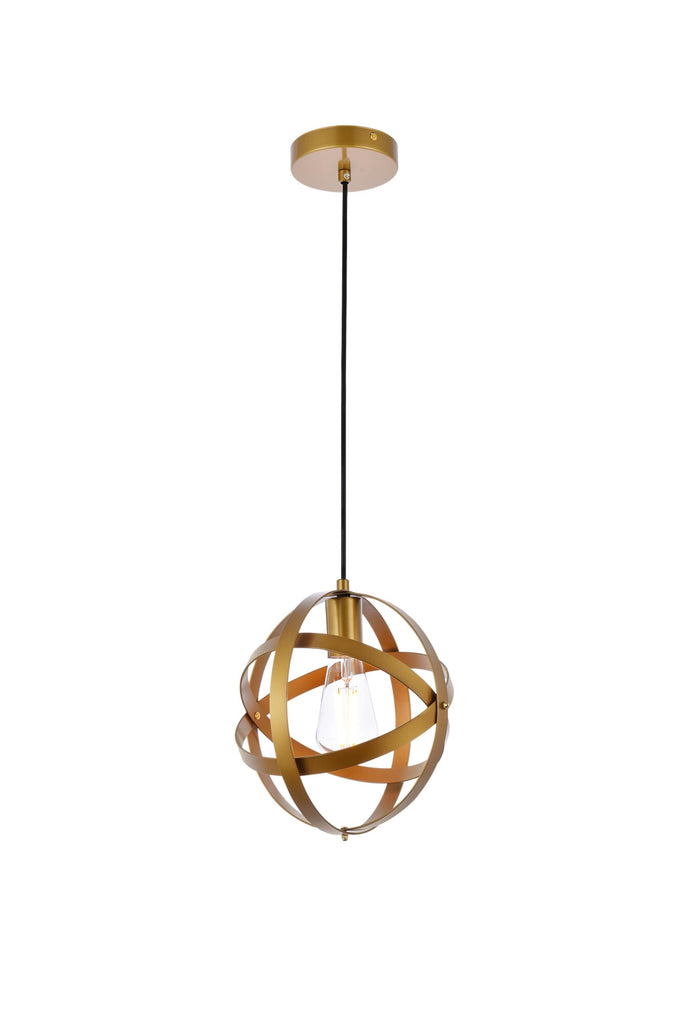 Elegant Lighting Pendant Light LD2341BR