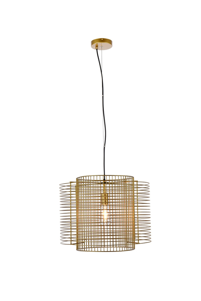 Elegant Lighting Pendant Light LD2344BR