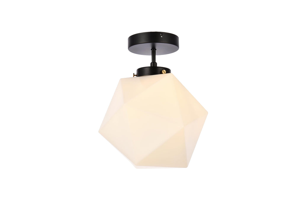 Elegant Lighting Flush Mount Light LD2347BK