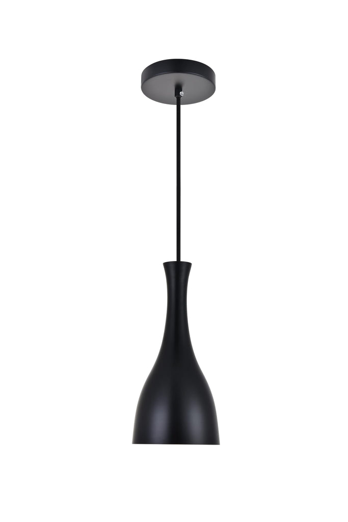 Elegant Lighting Pendant Light LD2407BK