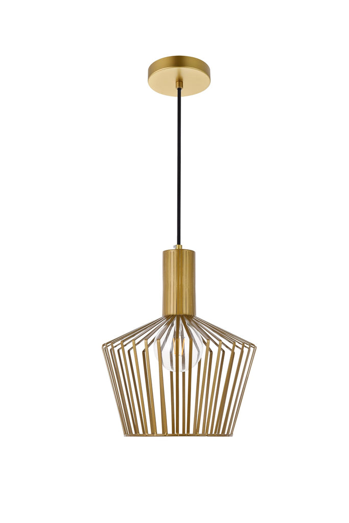 Elegant Lighting Pendant Light LD2414BR