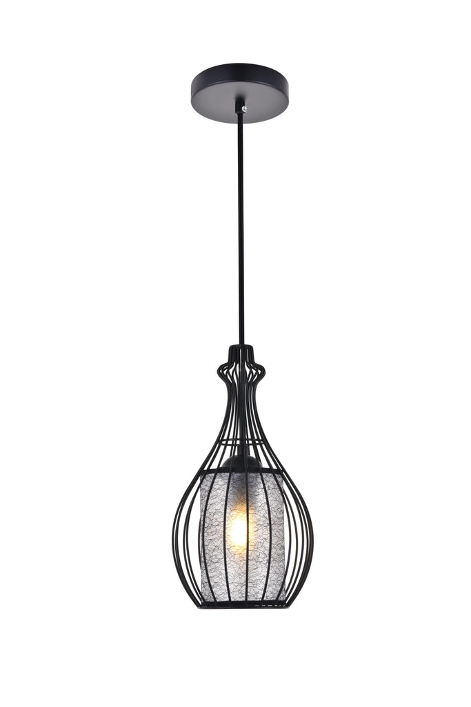 Elegant Lighting Pendant Light LD2419BK