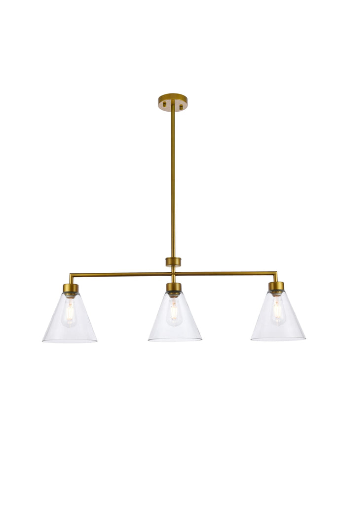 Elegant Lighting Pendant Light LD2502BR