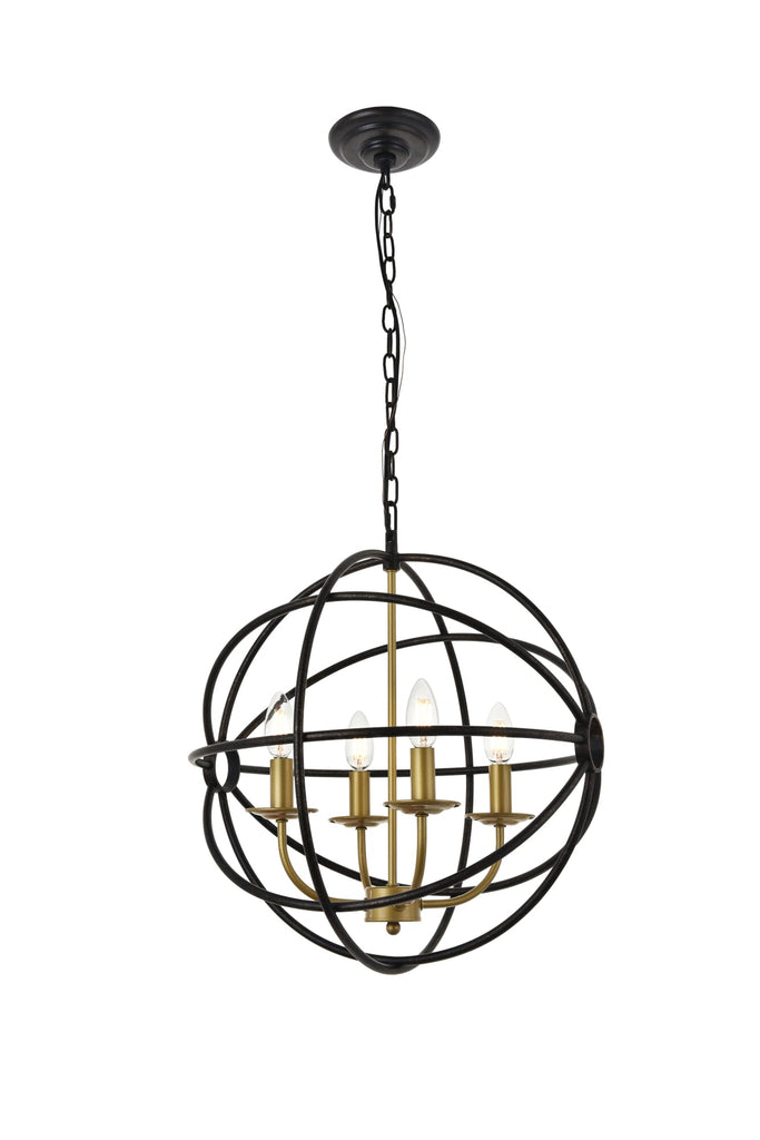 Elegant Lighting Pendant Light LD4006D18BRD