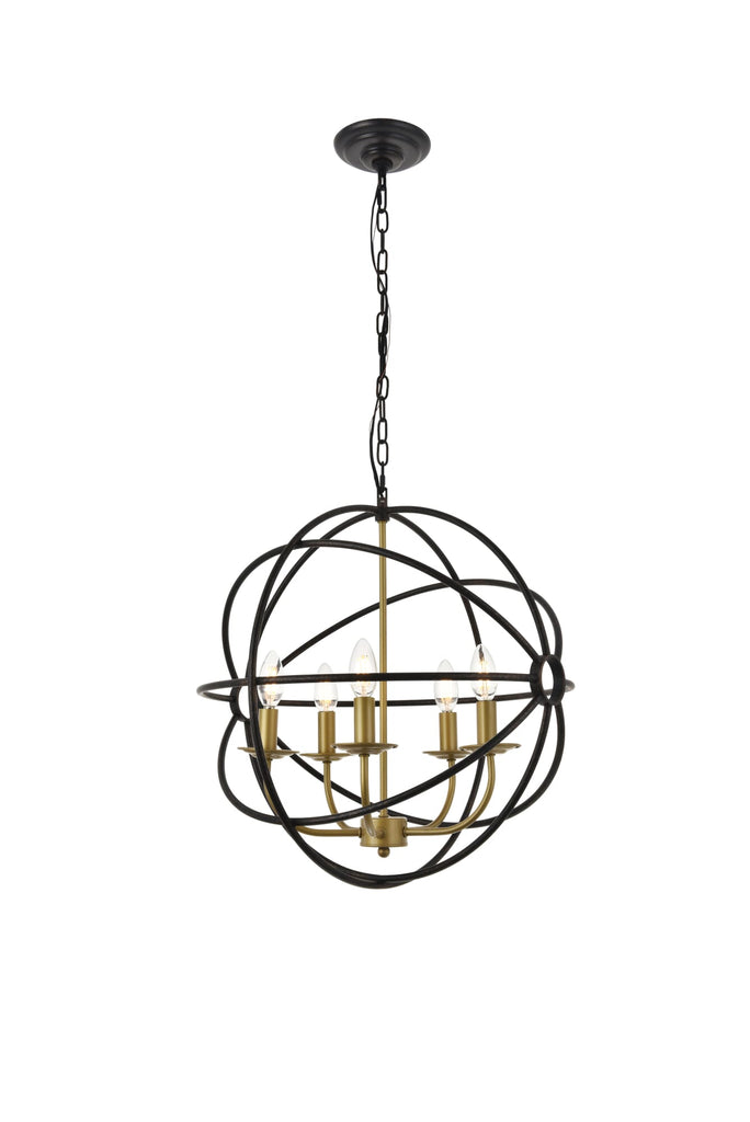 Elegant Lighting Pendant Light LD4006D20BRD