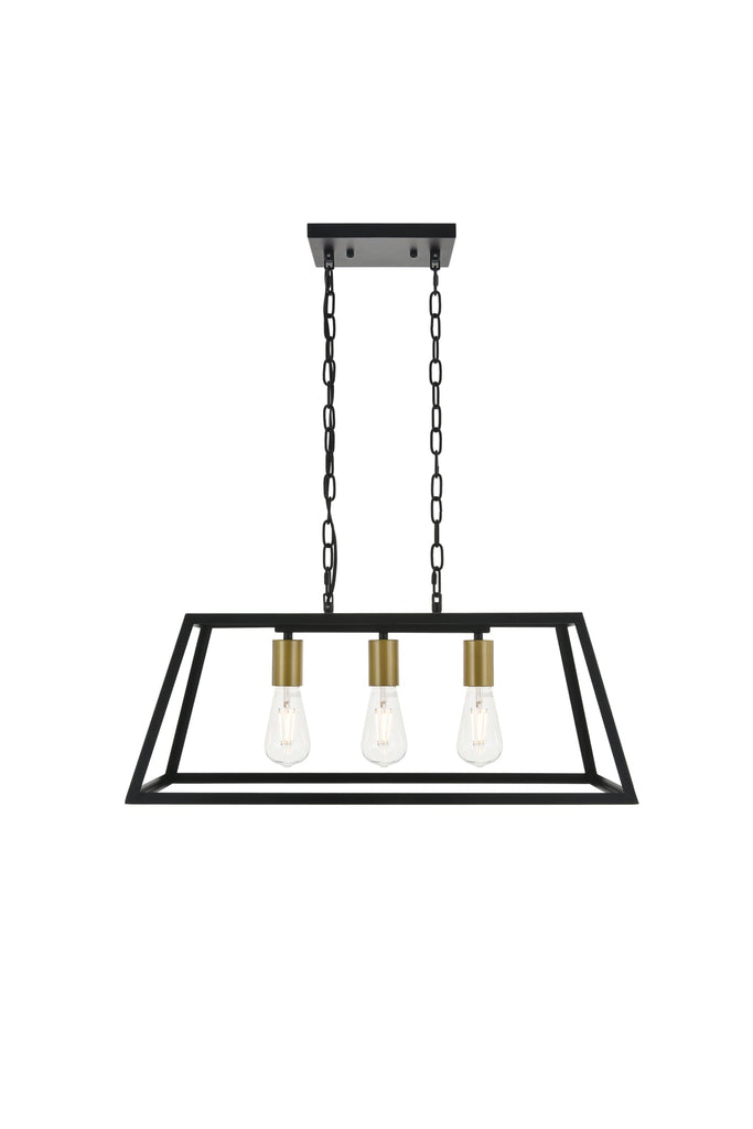 Elegant Lighting Pendant Light LD4061D25BRB