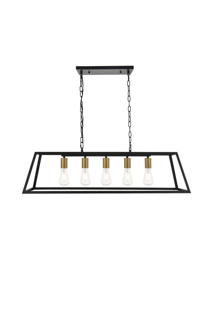 Elegant Lighting Pendant Light LD4061D38BRB