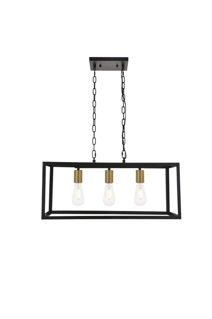 Elegant Lighting Pendant Light LD4063D25BRB