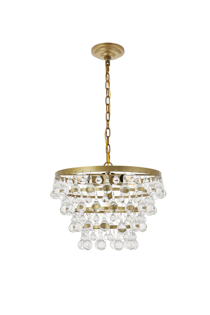 Elegant Lighting Pendant Light LD5016D17BR