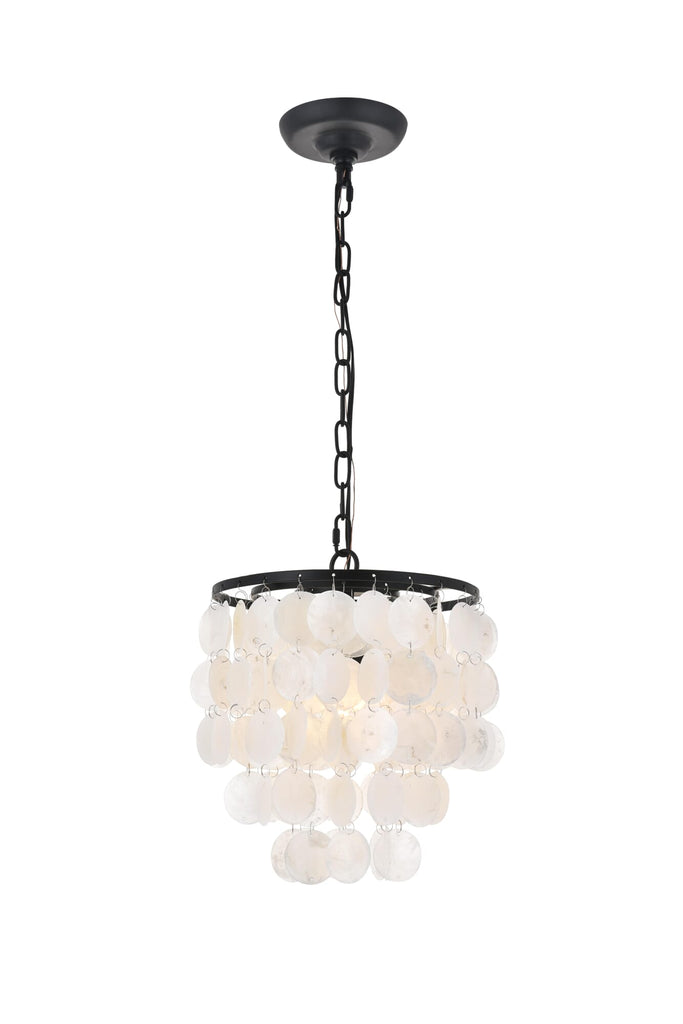 Elegant Lighting Pendant Light LD5050D10BK