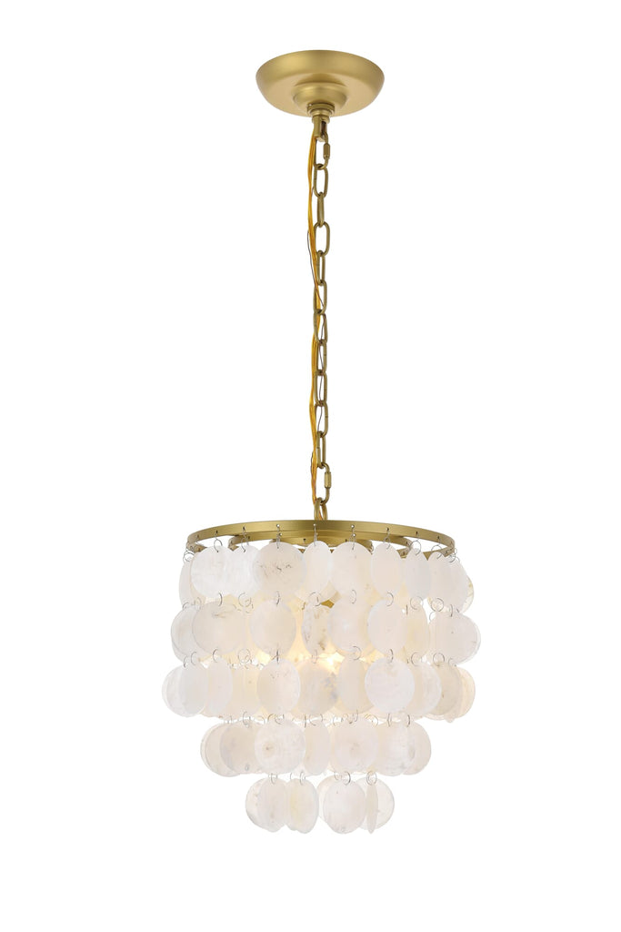 Elegant Lighting Pendant Light LD5050D10BR