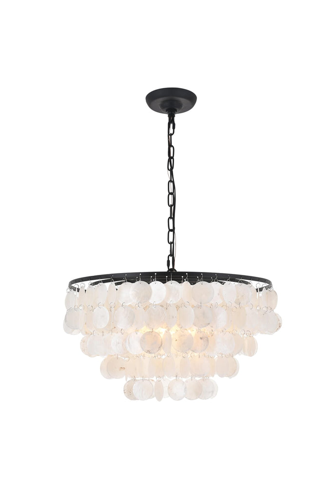 Elegant Lighting Pendant Light LD5050D20BK