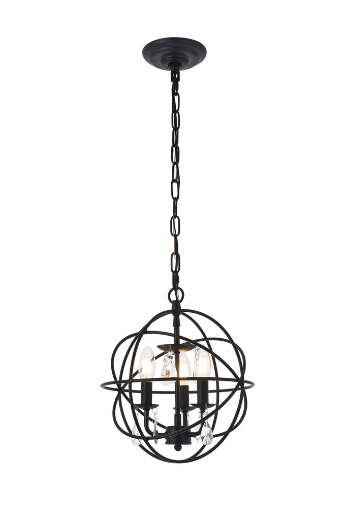 Elegant Lighting Pendant Light LD5055D12MB