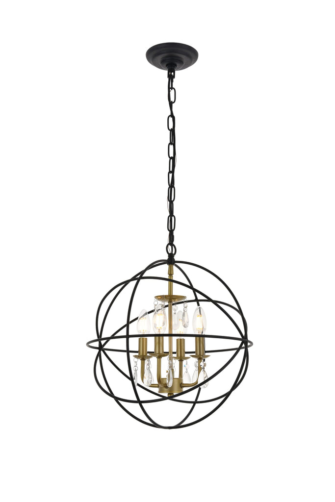 Elegant Lighting Pendant Light LD5055D16BRB