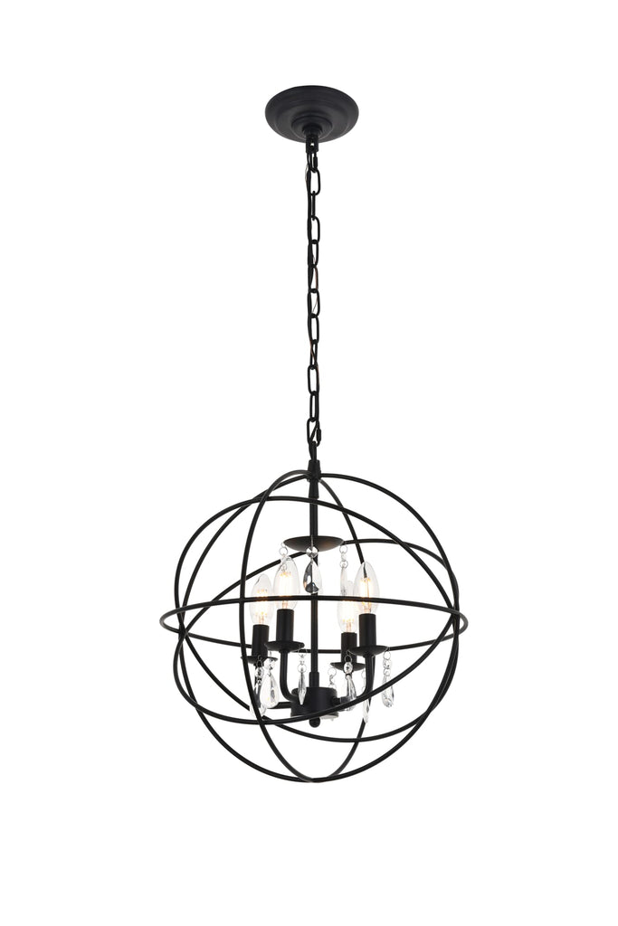 Elegant Lighting Pendant Light LD5055D16MB