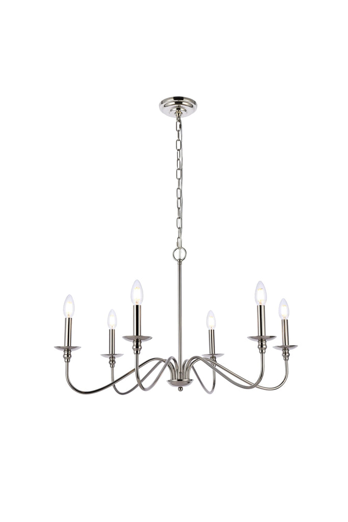 Elegant Lighting Chandelier LD5056D30PN