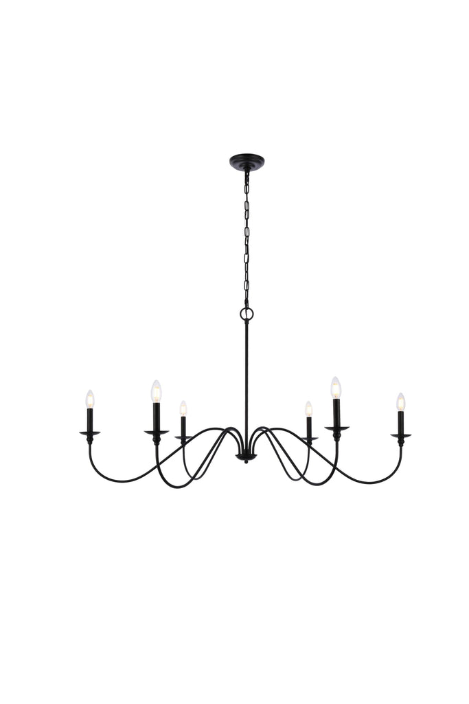 Elegant Lighting Chandelier LD5056D48MB