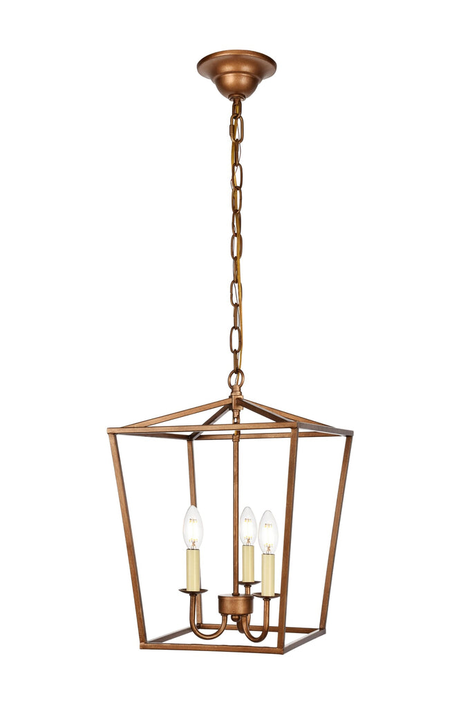 Elegant Lighting Pendant Light LD6008D12G