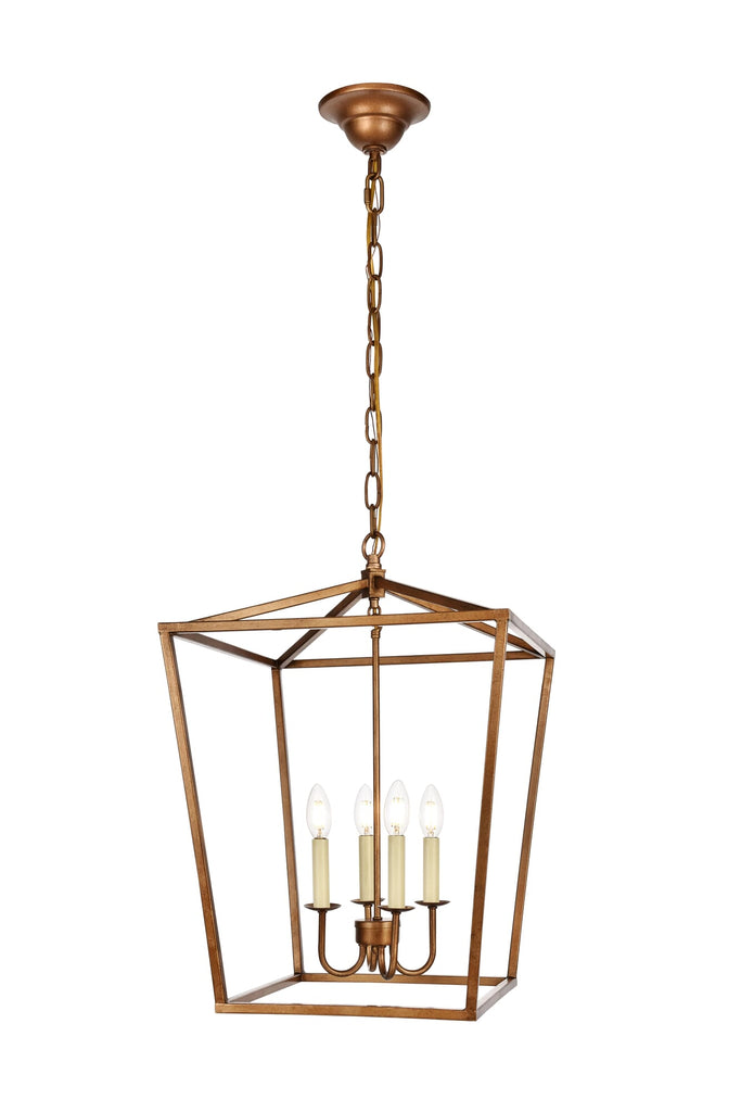 Elegant Lighting Pendant Light LD6008D17G