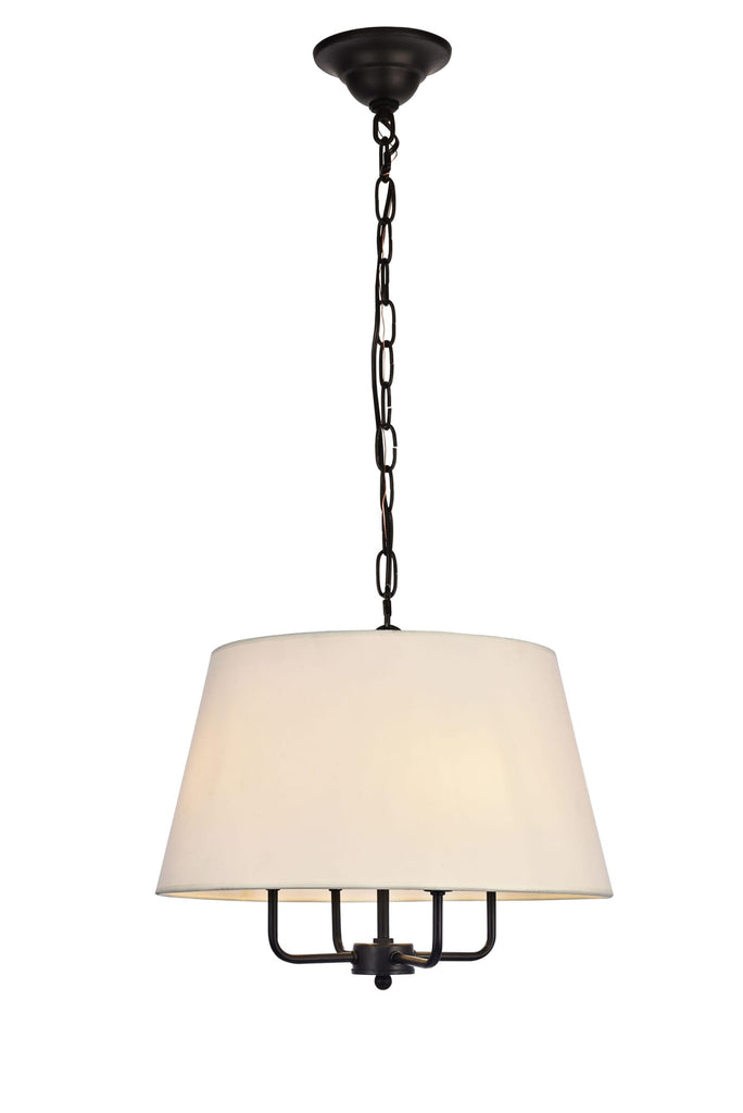 Elegant Lighting Pendant Light LD6009D17BK