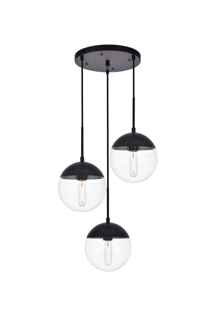 Elegant Lighting Pendant Light LD6069BK