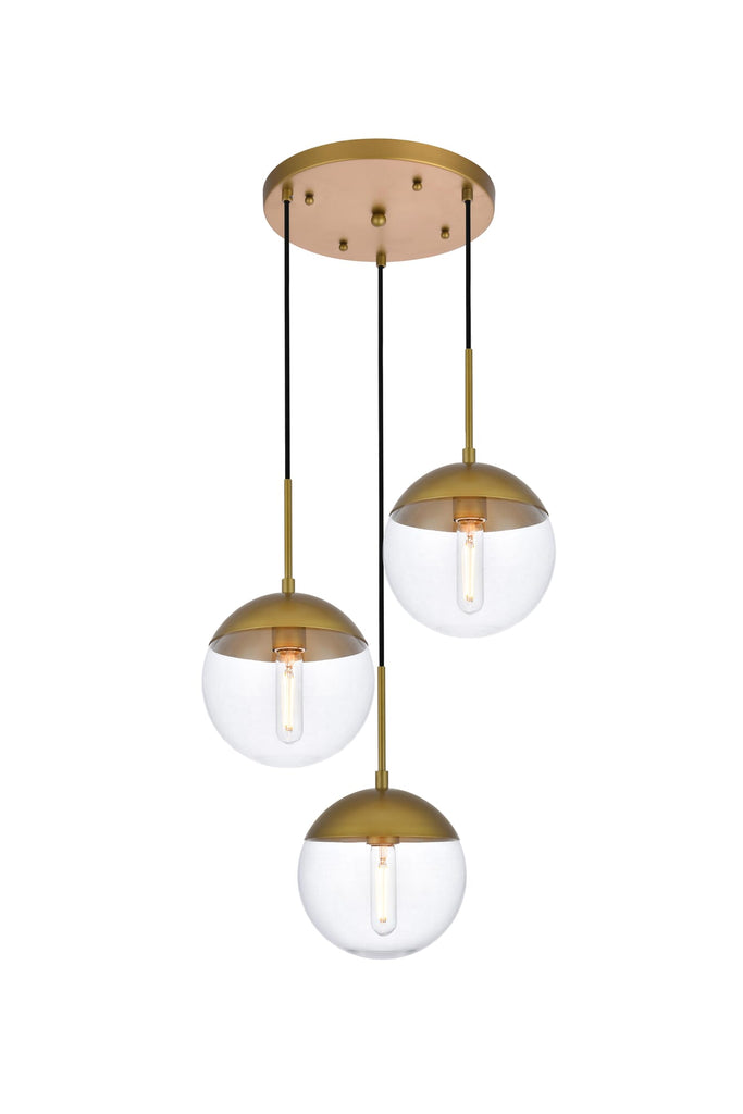 Elegant Lighting Pendant Light LD6073BR