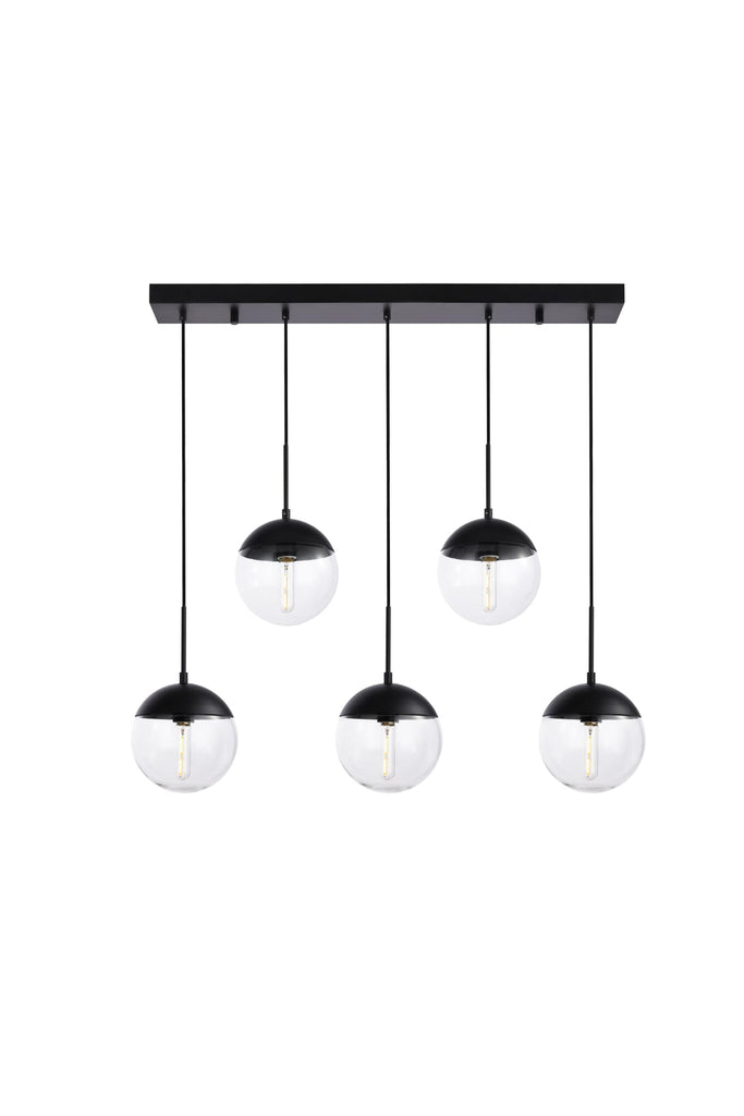 Elegant Lighting Pendant Light LD6081BK