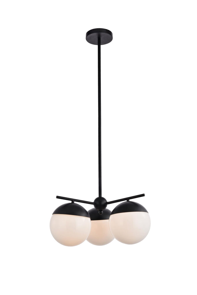 Elegant Lighting Pendant Light LD6128BK