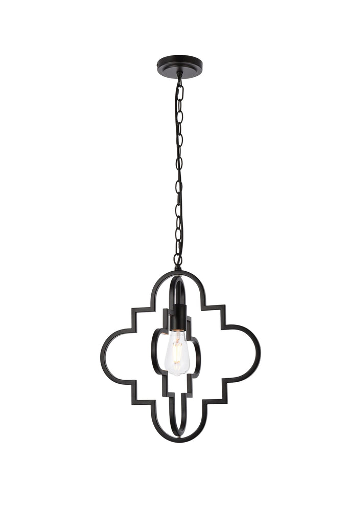 Elegant Lighting Pendant Light LD7063D16BK