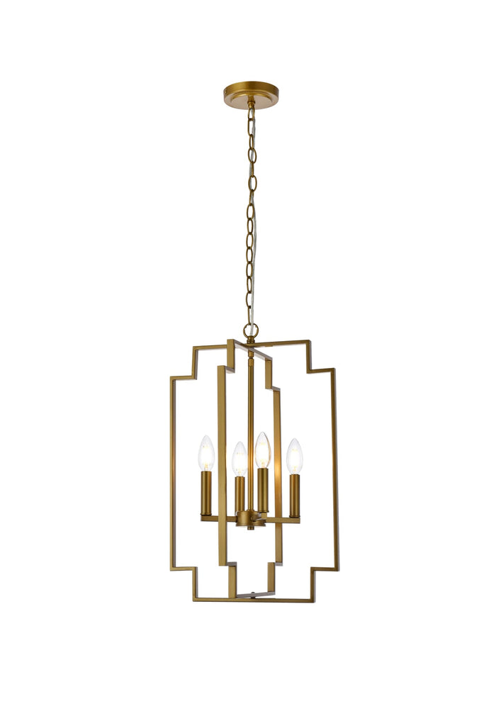 Elegant Lighting Pendant Light LD7066D14BR